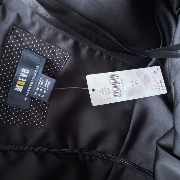 NWT Maeve by Anthropologie 3D  Polka Dot Mini Dress Sz 16 - Picture 10 of 10